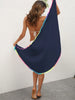 Rainbow Pompom  Swim Skirt Trendsi