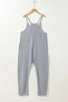 Pocketed V-Neck Spaghetti Strap Jumpsuit Trendsi