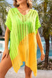 Slit  V-Neck Cover Up Trendsi
