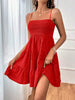 Smocked Tiered Sleeveless Mini Dress -BazaarBey - www.shopbazaarbey.com