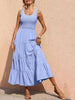 Tiered Smocked Wide Strap Dress -BazaarBey - www.shopbazaarbey.com