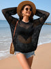 BazaarBey Heart  Long Sleeve Cover-Up 