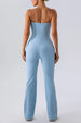 Sleeveless Straight Active Jumpsuit Trendsi