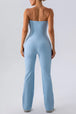Sleeveless Straight Active Jumpsuit Trendsi