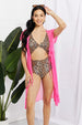  Swim Pool Day Mesh Tie-Front Cover-Up Trendsi