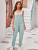 Spaghetti Strap Jumpsuit with Pockets Trendsi