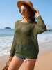 Heart Openwork Long Sleeve Cover-Up Trendsi