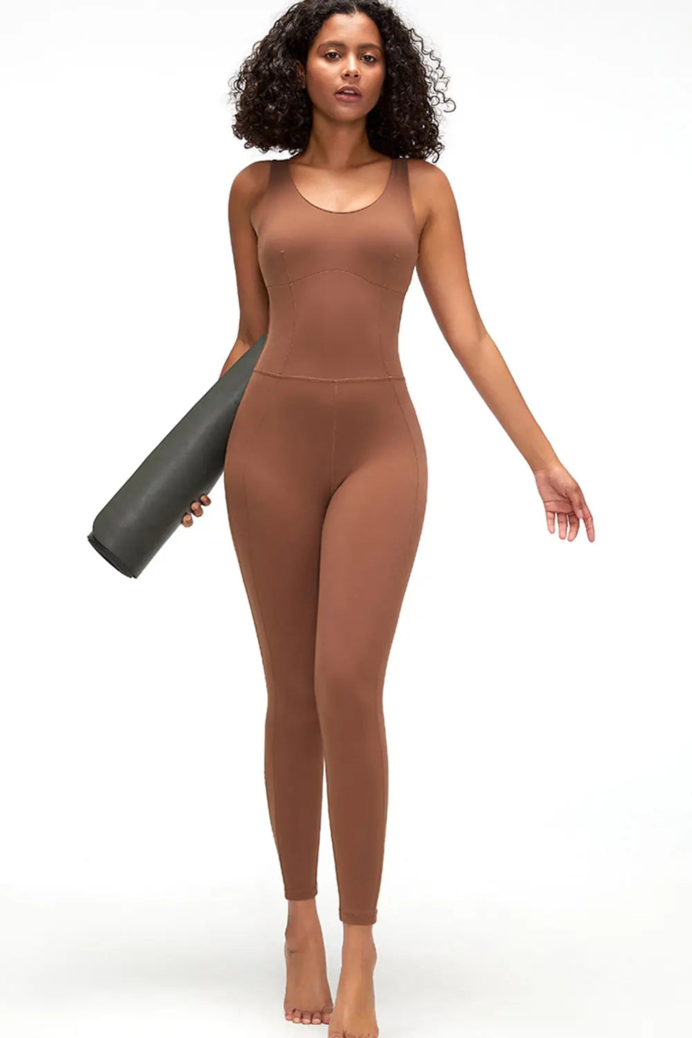  Wide Strap Active Jumpsuit Bazaarbey