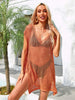 Side Slit Plunge Openwork Cover-Up Trendsi