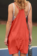 Pocketed Spaghetti Strap Romper Trendsi