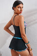 Printed Drawstring Two-Piece Swimsuit Trendsi