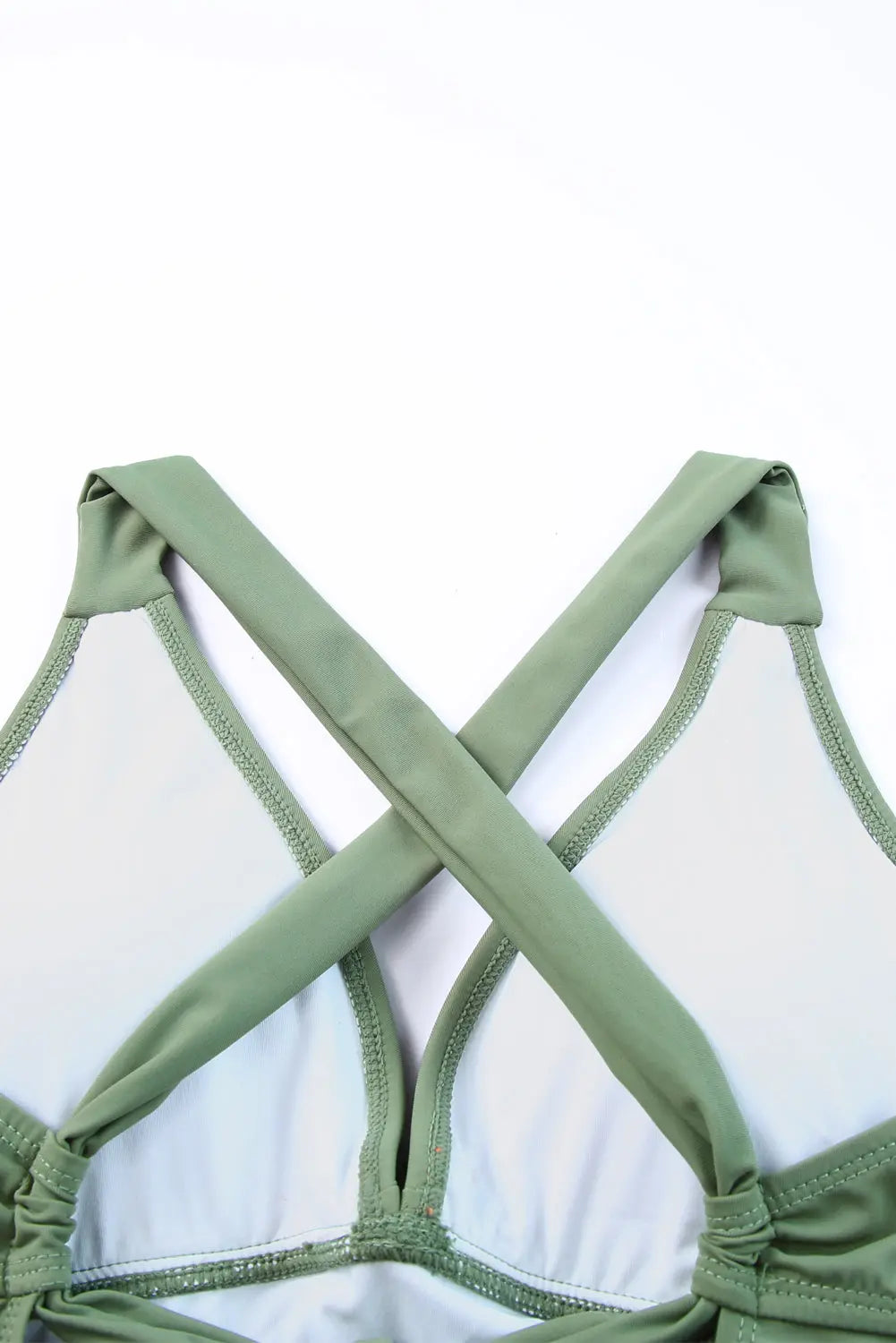Tie Back Sleeveless Swim Dress and Bottoms Set Trendsi