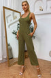 Sleeveless Straight Leg Jumpsuit Trendsi