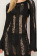  Backless Cover Up Mini Dress Trendsi