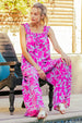  Printed Sleeveless Wide Leg Jumpsuit Trendsi
