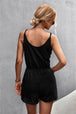 Spaghetti Strap V-Neck Pocket Romper Trendsi