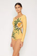  Swim Cool Down Longsleeve One-Piece Swimsuit Trendsi