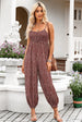 BazaarBey Printed Spaghetti Strap Jumpsuit 