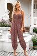 BazaarBey Printed Spaghetti Strap Jumpsuit 