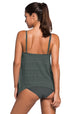  Spaghetti Strap Scoop Neck Tankini Set Trendsi