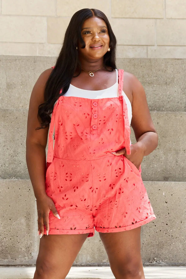 BazaarBey  Playful Mindset  Crochet Romper 