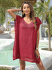 Slit Openwork V-Neck Cover-Up Trendsi