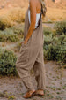   V-Neck Sleeveless Jumpsuit with Pockets Trendsi