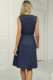 Pocketed V-Neck Wide Strap Dress -BazaarBey - www.shopbazaarbey.com
