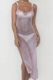 Slit Scoop Neck Sleeveless Cover Up Trendsi