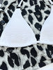 Textured Halter Neck Tie Side Bikini Set Trendsi