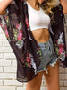 Open Front Half Sleeve Cover-Up Trendsi