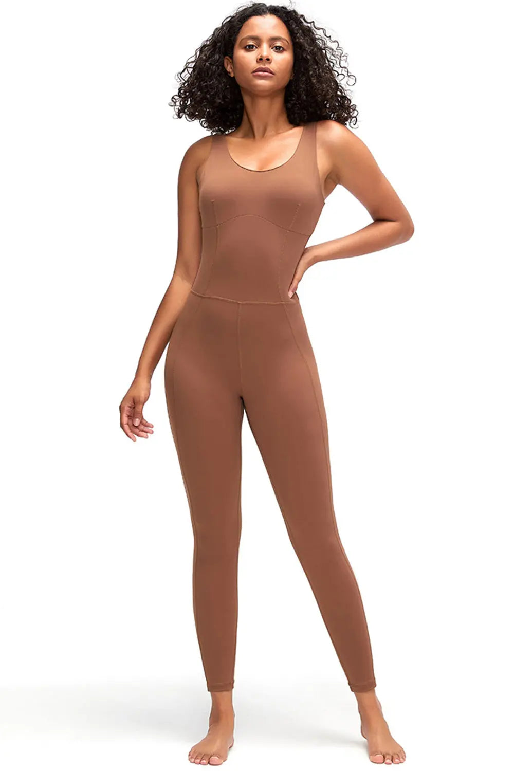  Wide Strap Active Jumpsuit Bazaarbey
