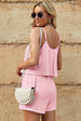 Ribbed Adjustable Spaghetti Strap Romper Trendsi
