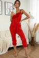 Spaghetti Strap Pocket Jumpsuit Trendsi