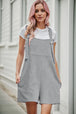 Textured Overall with Pockets Trendsi