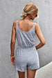 Spaghetti Strap V-Neck Pocket Romper Trendsi