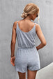 Spaghetti Strap V-Neck Pocket Romper Trendsi