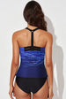 Scoop Neck Sleeveless Printed Swim Top Trendsi