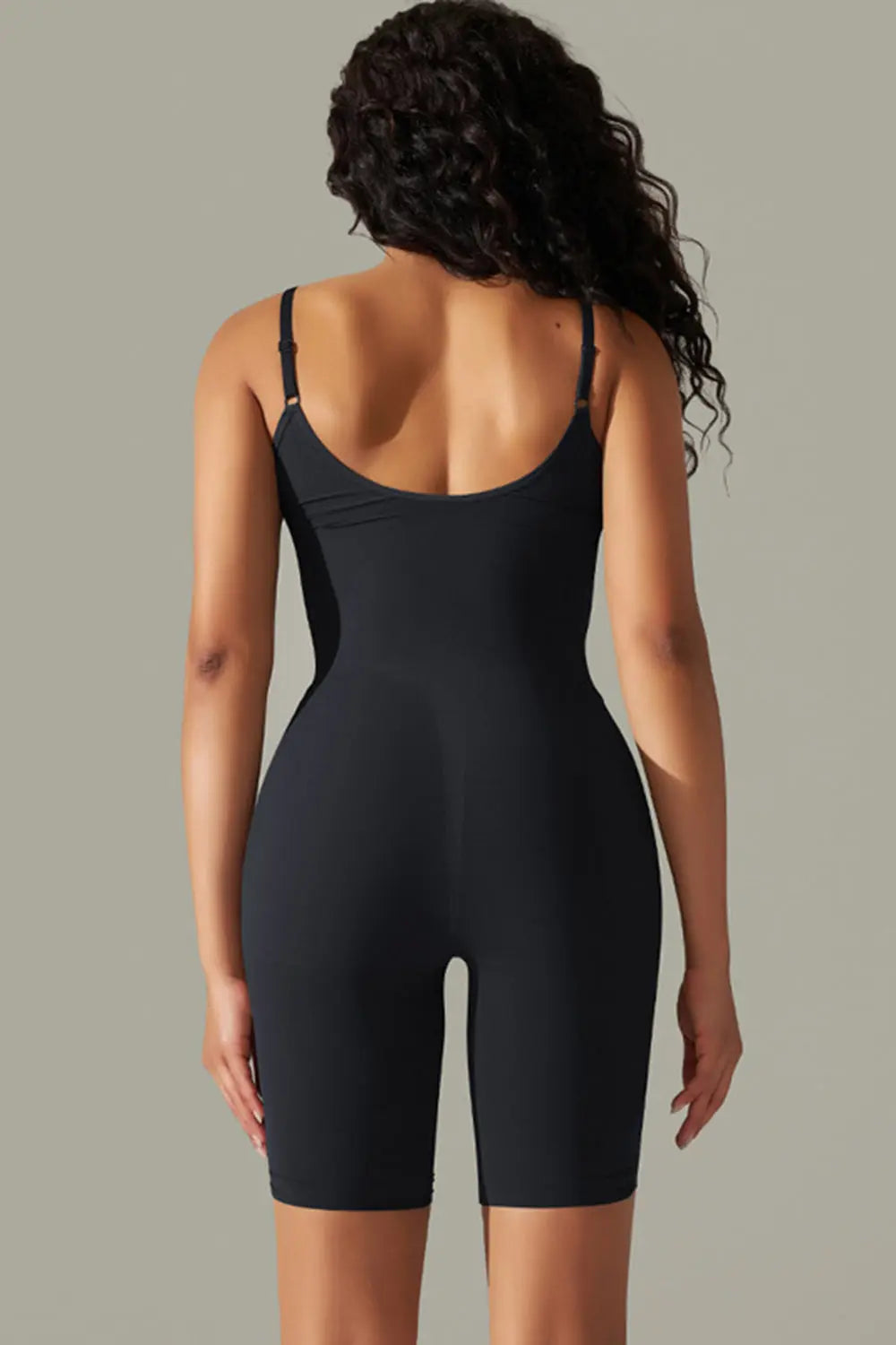 Spaghetti Strap Active Romper Trendsi