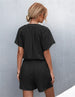 Buttoned Gather Detail Romper Bazaarbey