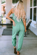 Spaghetti Strap V-Neck Jumpsuit with Pockets Trendsi