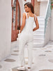 Spaghetti Strap Jumpsuit with Pockets Trendsi