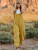   Sleeveless V-Neck Pocketed Jumpsuit Trendsi