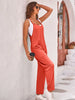 Spaghetti Strap Jumpsuit with Pockets Trendsi
