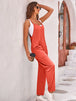Spaghetti Strap Jumpsuit with Pockets Trendsi