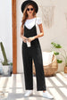 Pocketed Spaghetti Strap Wide Leg Jumpsuit Trendsi