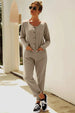 Buttoned Drop Shoulder Pocket Jumpsuit Trendsi