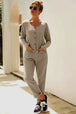 Buttoned Drop Shoulder Pocket Jumpsuit Trendsi