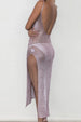 Slit Scoop Neck Sleeveless Cover Up Trendsi