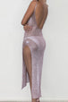 Slit Scoop Neck Sleeveless Cover Up Trendsi